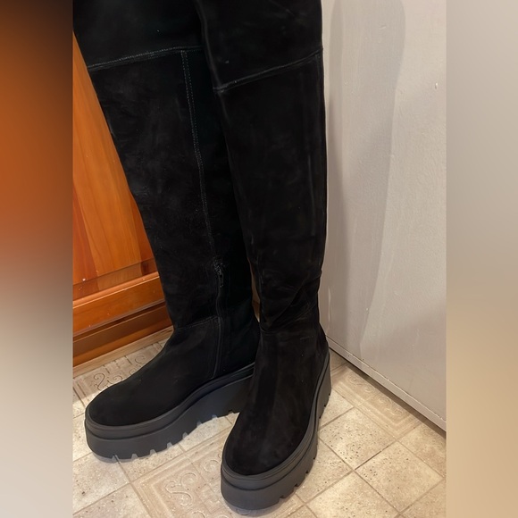 Free People London Calling Wedge OTK - Size 41 (10) - Picture 1 of 16